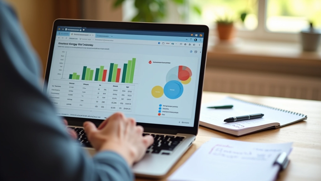 Notebook s grafem srovnání cen energií od různých dodavatelů na ČEZ, Innogy a dalších